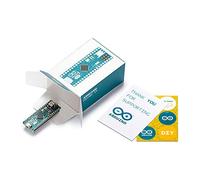 Arduino Micro with Headers [A000053] - Placa compacta con microcontrolador ATmega32U4, compatible con Arduino IDE, ideal para proyectos electrónicos, robots, dispositivos embebidos y aplicaciones DIY.