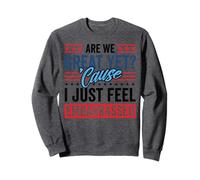 Are We Great Yet Embarrassed Anti Trump Político Funny USA Sudadera