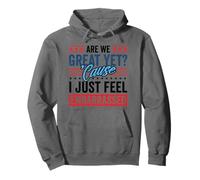 Are We Great Yet Embarrassed Anti Trump Político Funny USA Sudadera con Capucha
