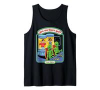Are We There Yet Alien UFO Retro Vintage Funny Adult Humor Camiseta sin Mangas