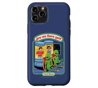 Are We There Yet Alien UFO Retro Vintage Funny Adult Humor Carcasa para iPhone 11 Pro