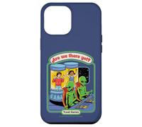 Are We There Yet Alien UFO Retro Vintage Funny Adult Humor Carcasa para iPhone 12 Pro Max