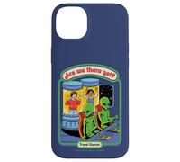 Are We There Yet Alien UFO Retro Vintage Funny Adult Humor Carcasa para iPhone 14 Plus