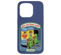 Are We There Yet Alien UFO Retro Vintage Funny Adult Humor Carcasa para iPhone 15 Pro
