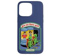 Are We There Yet Alien UFO Retro Vintage Funny Adult Humor Carcasa para iPhone 15 Pro Max
