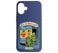 Are We There Yet Alien UFO Retro Vintage Funny Adult Humor Carcasa para iPhone 16 Plus