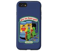 Are We There Yet Alien UFO Retro Vintage Funny Adult Humor Carcasa para iPhone SE (2020) / 7 / 8