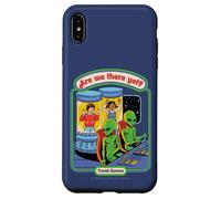 Are We There Yet Alien UFO Retro Vintage Funny Adult Humor Carcasa para iPhone XS Max