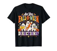Are You Fall O Ween Directions Funny Halloween Teacher Ghost Camiseta