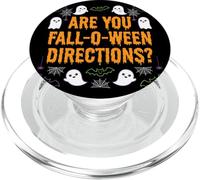 Are You Fall-O-Ween Directions Funny Teacher Halloween PopSockets PopGrip para MagSafe