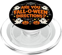 Are You Fall-O-Ween Directions Funny Teacher Halloween PopSockets PopGrip para MagSafe