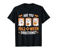 Are You Fall O Ween Directions, Profesor Retro Fantasma de Halloween Camiseta