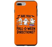 Are You Fall O Ween Directions, Profesor Retro Fantasma de Halloween Carcasa para iPhone 7 Plus/8 Plus