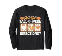 Are You Fall o Ween Directions Regalos Divertidos de Halloween para Profesores Manga Larga