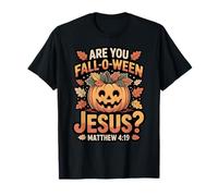 Are You Fall-O-Ween Jesús Calabaza Cristiana de Halloween Camiseta