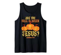 Are You Fall-O-Ween Jesús Fe Cristiana Halloween Camiseta sin Mangas