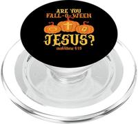 Are You Fall-O-Ween Jesús Fe Cristiana Halloween PopSockets PopGrip para MagSafe