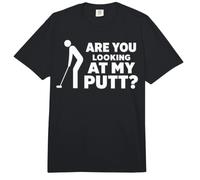 Are You Looking At My Putt Golf for Men Women Golfer Player Comfort Colors Adult Heavyweight T-Shirt