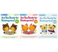 Are You Ready for Kindergarten Kumon Workbooks Set (3 Books) - Math, Verbal, Pasting Skills