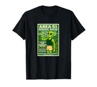 Área 51 Agua Mineral Roswell Aliens 1950's Retro Poster Camiseta
