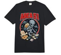Área 51 Alien OVNI Archivos Clasificados Secretos Conspiración Comfort Colors Adult Heavyweight T-Shirt
