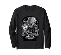 Área 51 Alien- Retro Nevada UFO & Sci-Fi Streetwear Graphic Manga Larga
