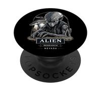 Área 51 Alien- Retro Nevada UFO & Sci-Fi Streetwear Graphic PopSockets PopGrip Adhesivo