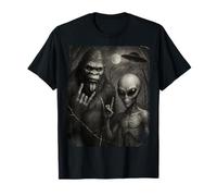 Área 51 Bigfoot Alien Friends Selfie Camiseta