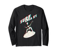 Area 51 Extraterrestre Camiseta OVNI Platillo Volante Surf Manga Larga