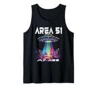 Area 51 MI Culo Extraterrestres Divertidos y OVNI tuvieron Suficiente de Estudios Camiseta sin Mangas