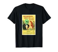 Área 51 Romance Novela Roswell Aliens 1950's Retro Poster Camiseta