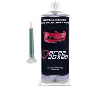 Area Boxes Pegamento Bicomponente para Plástico | 50 ml | Dos Componentes Extrafuerte | Sella, Rellena y Pega | Secado Ultrarápido | Pistola No Incluida | 1 Boquilla