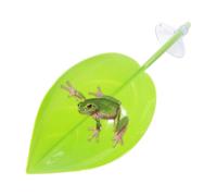 Área de descanso para reptiles, soporte de tanque, muelle de escalada estilo hoja con soporte de succión seguro y texturizado para agarre, accesorio de terrario, sapo, ,