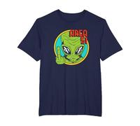 Área Extranjero 51 OVNI Extraterrestre Nave Espacial Ciencia Ficción Camiseta, Hombre Tallas Grandes, Azul Marino, 6X Alto