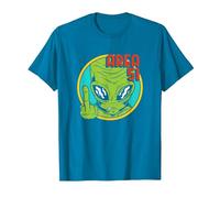 Área Extranjero 51 OVNI Extraterrestre Nave Espacial Ciencia Ficción Camiseta, Hombre, Zafiro, 3XL