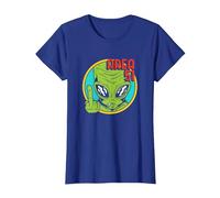 Área Extranjero 51 OVNI Extraterrestre Nave Espacial Ciencia Ficción Camiseta, Mujer, Azul Real, XL