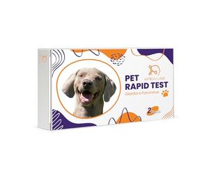 AREA LAB Prueba rápida de parvovirus y Giardia Lamblia para perros | 2 kits de análisis CPV & Giardia Lamblia en muestra de heces o vómitos | Resultado rápido en 5-10 minutos | Prueba de mascotas de