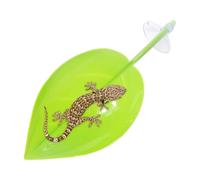 Área para Tomar El Sol para Tortugas - Terraza De Descanso - Ventosas En Forma De Hoja Accesorios para Terrario para Lagarto Leopardo Anfibios Sapos Tortugas Estanque Y Jardín Trasero