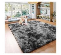 Area Rugs For Bedroom Fluffy Carpet For Living Room Soft Plush Furry Shaggy Bedside Rug Kids Floor Mat para Habitaciones(Dark Grey,90x120cm 35x47in)