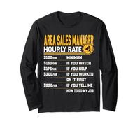Area Sales Manager Hourly Rate - Funny Area Sales Manager Manga Larga