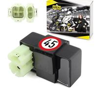 Area1 Caja de encendido CDI de repuesto estándar para 50 ccm 4 tiempos. Compatible con Jaijue Lifestyle, Milán 2, 3, Revenger III, Rocket RS, Scuola, Smart, Jincheng JC50QT, JM Motor Delivery, Milano