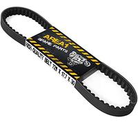 Area1 Correa trapezoidal para 50 ccm/4 tiempos/12 pulgadas compatible con Baotian Retro Rebel Hero Rocky Falcon Speedy Carino Tanco cita Tigre Diabolo Victoria Big-Panther Falcon Smart Rider Eagle