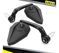 Area1 Espejos Retrovisores Moto para Manillar Universal Homologado Par de Espejo Moto Manillar 7/8" 22mm