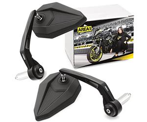 Area1 Espejos Retrovisores Moto para Manillar Universal Homologado Par de Espejo Moto Manillar 7/8" 22mm