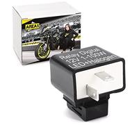 Area1 Intermitente universal para motocicleta digital para bombillas LED incandescentes y halógenas, 12 V, 2 pines, 2 pines, indicador LED electrónico, compatible con