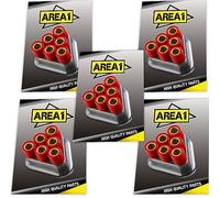 Area1 Kit de Rodillos Variador, ruedas, de 5 piezas - Tamaño libremente seleccionable - 15 x 12 mm, 16 x 13 mm, 19 x 15 mm 15,5 mm (4,0/4,5/5,0/5,5/6,0)