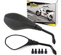 Area1 moto juego de espejos / Marca de homologacion E / 2xM10 derecha, 2xM8 derecha, 1xM10 izquierda, 1xM8 izquierda / se adapta a Cafe Racer STS, Cross, Striker, Patriot, E-Runner (V20)