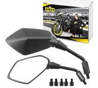 Area1 moto juego de espejos / Marca de homologacion E / 2xM10 derecha, 2xM8 derecha, 1xM10 izquierda, 1xM8 izquierda / se adapta a Tiger 900 Rally Pro GT Low / Speed Tiger 1050 Sport SE (V69)