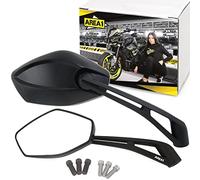 Area1 moto juego de espejos / Marca de homologacion E / 2xM10 derecha, 2xM8 derecha, 1xM10 izquierda, 1xM8 izquierda / se adapta a Keeway RY8, RX8, RY6, Cityblade, Goccia, Superlight, Easy, TX (V9)