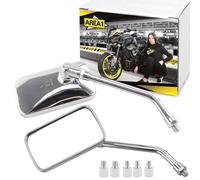 Area1 moto juego de espejos/Marca de homologacion E / 2xM10 derecha, 2xM8 derecha, 1xM10 izquierda, 1xM8 izquierda/se adapta a Burgman 400, 250, 200, 125, AN, UH, ABS (V54)